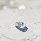 Anillo Ori con Aguamarina