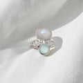 Anillo Mix Piedra Luna