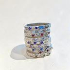 Anillo Garden de plata con 3 piedras