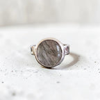 Anillo con Cuarzo Turmalinado