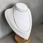 Collar de mostacillas de Plata