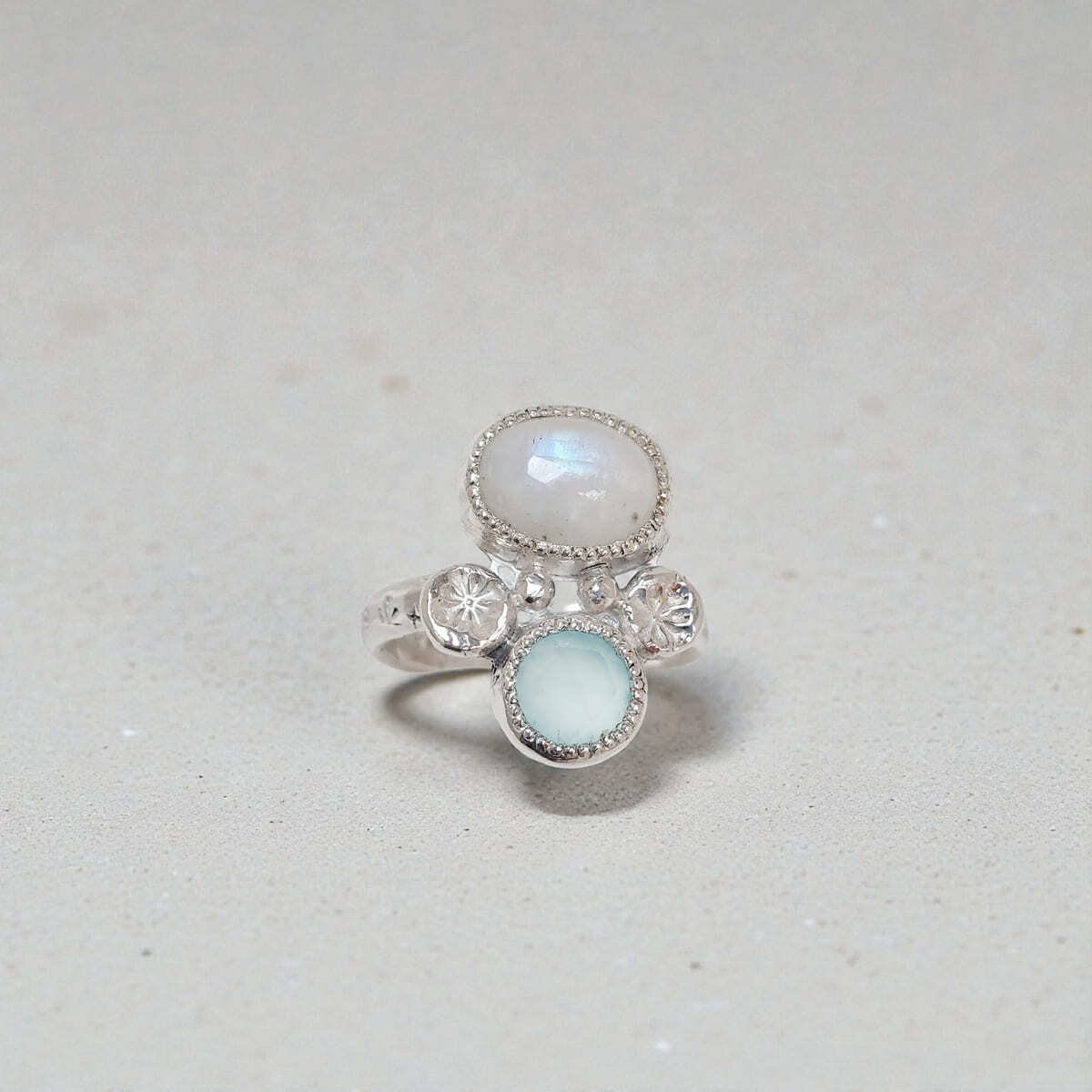 Anillo Mix Piedra Luna