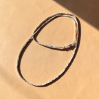Collar de mostacillas de Plata