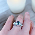 Anillo Glam con Topacio Místico