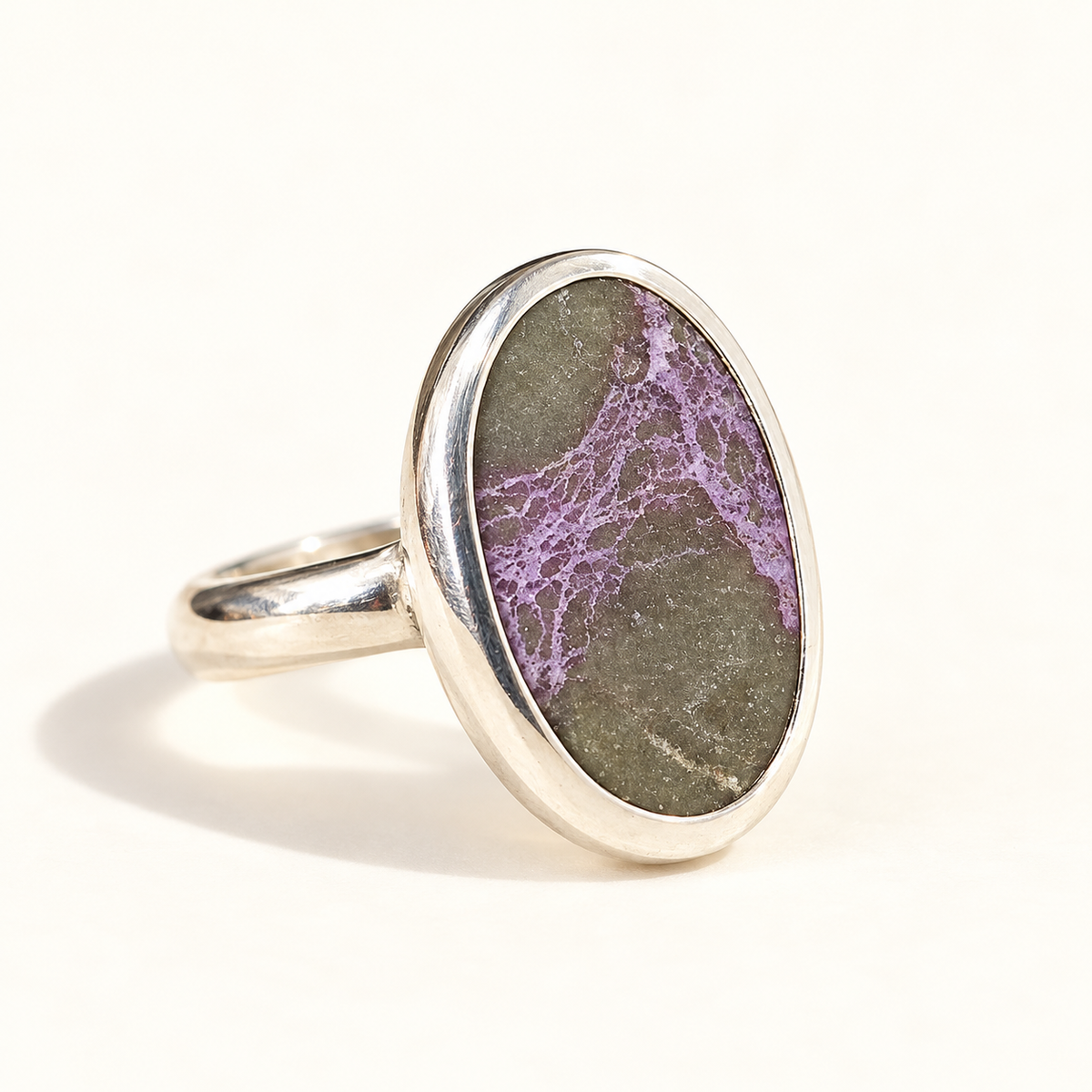 Anillo con Atlantisita Natural