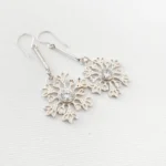 Aros largos Copo de Nieve - Imagen 2