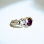 Anillo Glam Amatista con Moissanitas - Imagen 5