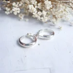 Argollas Clásicas Macizas de Plata 950