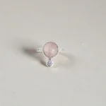 Anillo Mix Cuarzos Rosados - Imagen 4