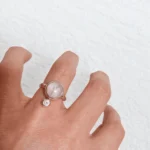 Anillo Mix Cuarzos Rosados - Imagen 3