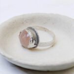 Anillo Birds cuarzo rosado - Plataia