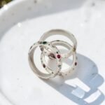 Anillos Eternal destellos - 12 piedras preciosas naturales - Plataia -