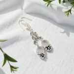 Aros Largos Cuarzo Cristal - Plata 950