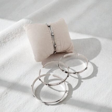 Pulsera esclava con bolitas - plata 950 - libre de niquel-