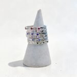Anillo Garden · Plata 950 con 3 piedras - Imagen 7