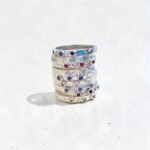Anillo Garden · Plata 950 con 3 piedras - Imagen 8