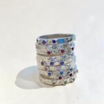 Anillo Garden · Plata 950 con 3 piedras - Imagen 5