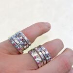 Anillo Garden · Plata 950 con 3 piedras - Imagen 6