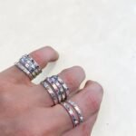 Anillo Garden · Plata 950 con 3 piedras - Imagen 11