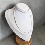 Collar de mostacillas de plata 950 · Plataia