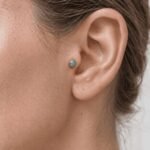 Arito Piercing con Ópalo Celeste en Plata 950